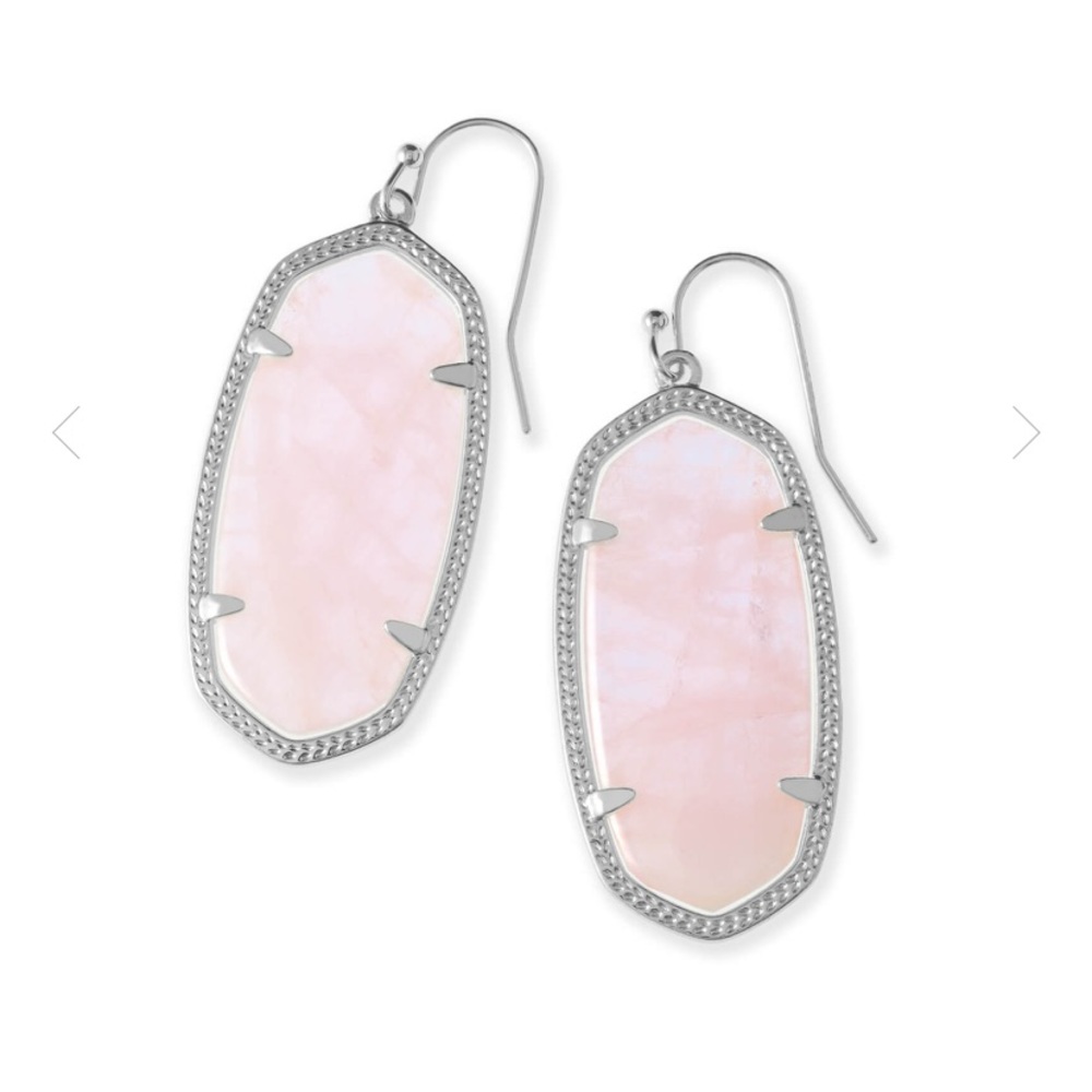 Kendra Scott Rose Quartz Earrings